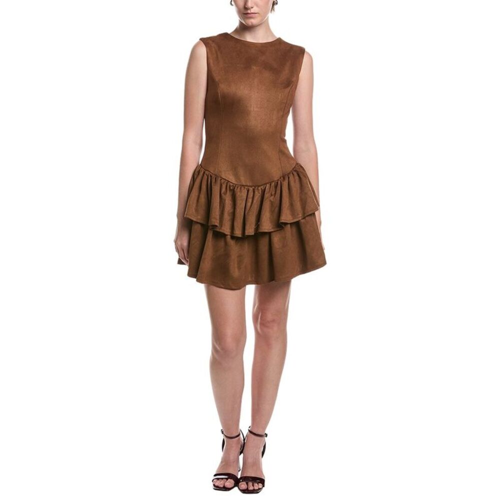 Moonsea Womens  Mini Dress, Brown